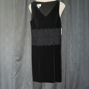 NWT 4 Donna Morgan Velvet Dress